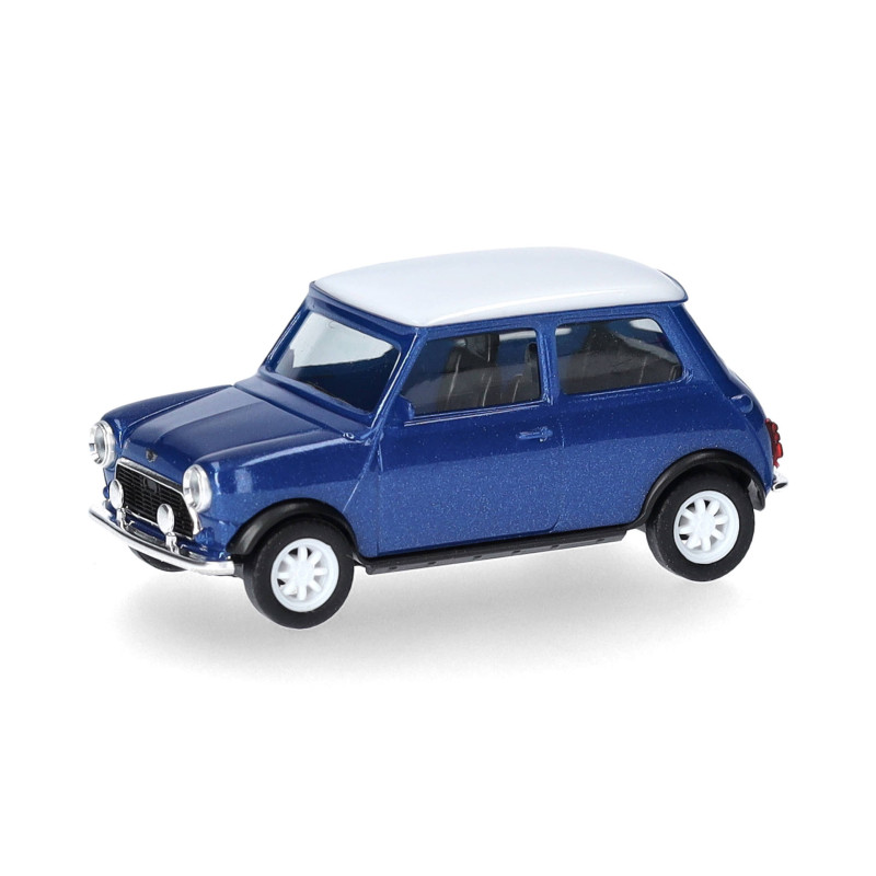 Herpa 431149-002 Mini Cooper Rechtslenker, thaiti blau