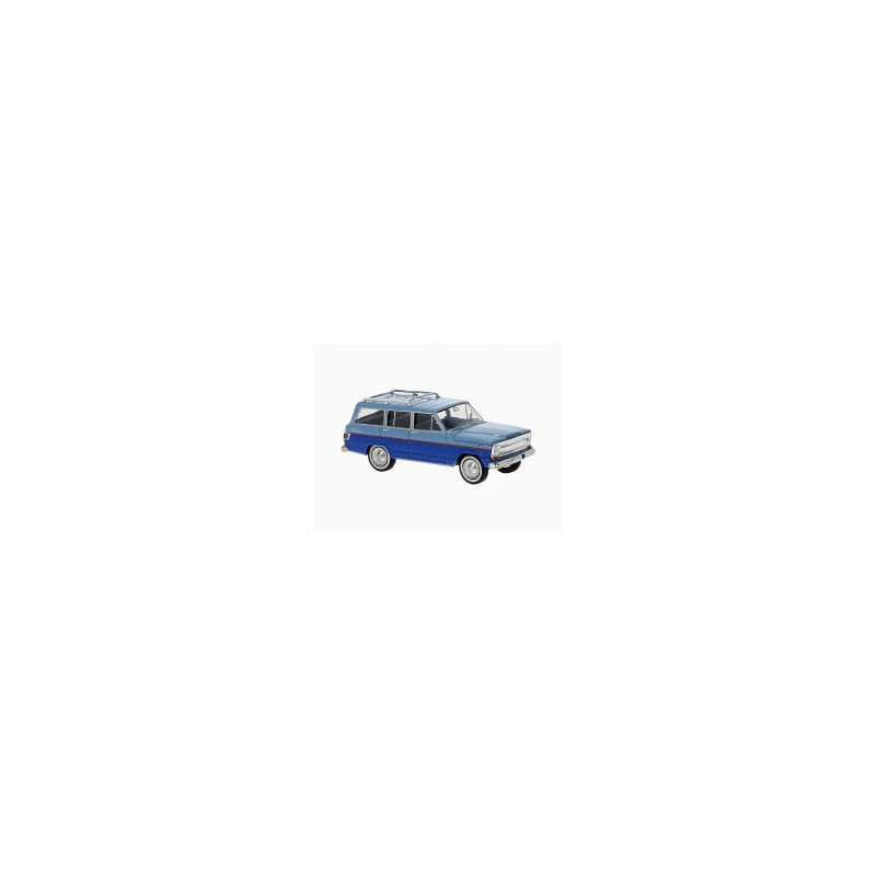 Brekina 19871 Jeep Wagoneer B hellblau/blau