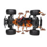 df-models 3198 HotStrike Brushless Truck 1:10 RTR - Gyro-System