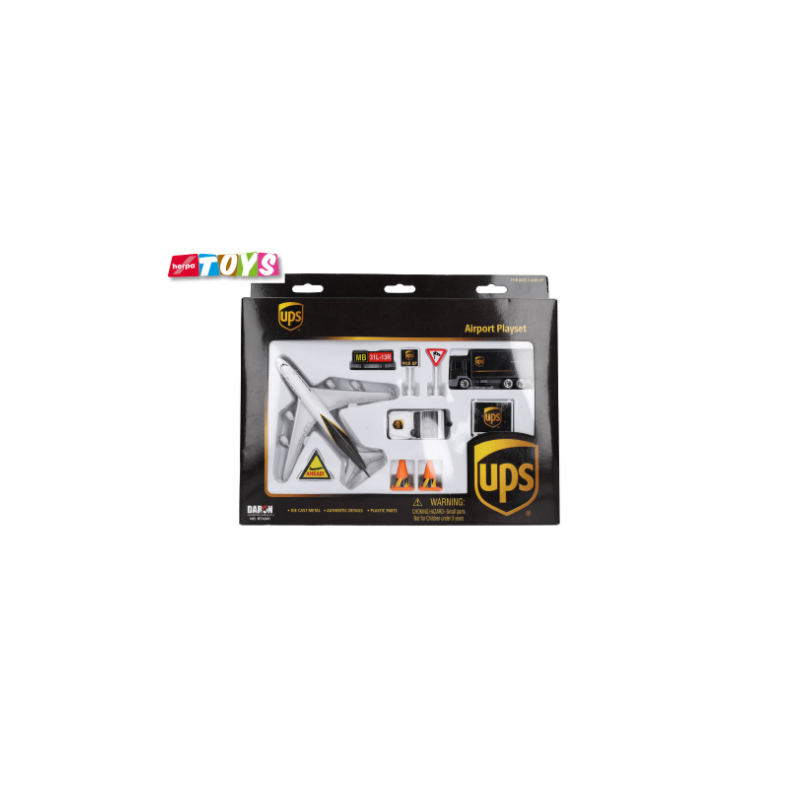 Herpa 4341 UPS Airport Playset