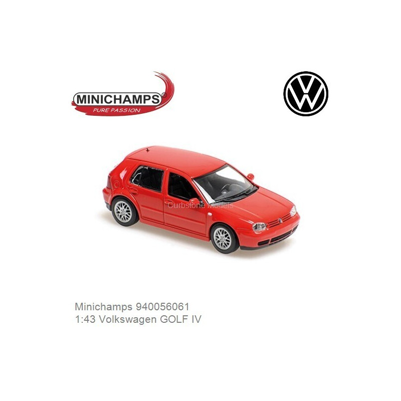 Minichamps 56061 VOLKSWAGEN GOLF IV – 1999 RED