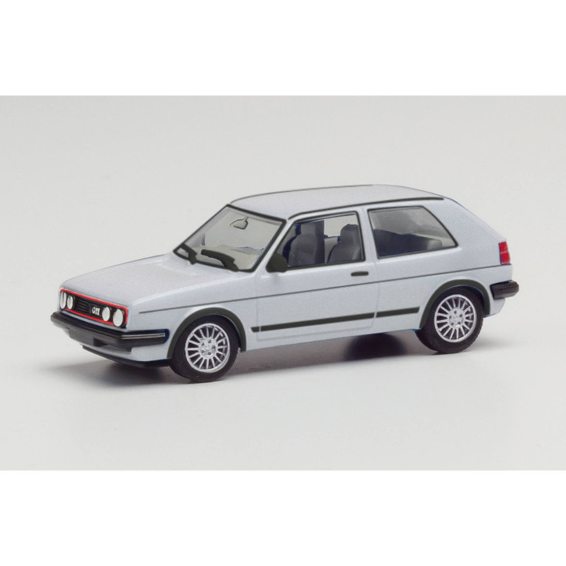 Herpa 430838-002 VW Golf II Gti, silbermetallic