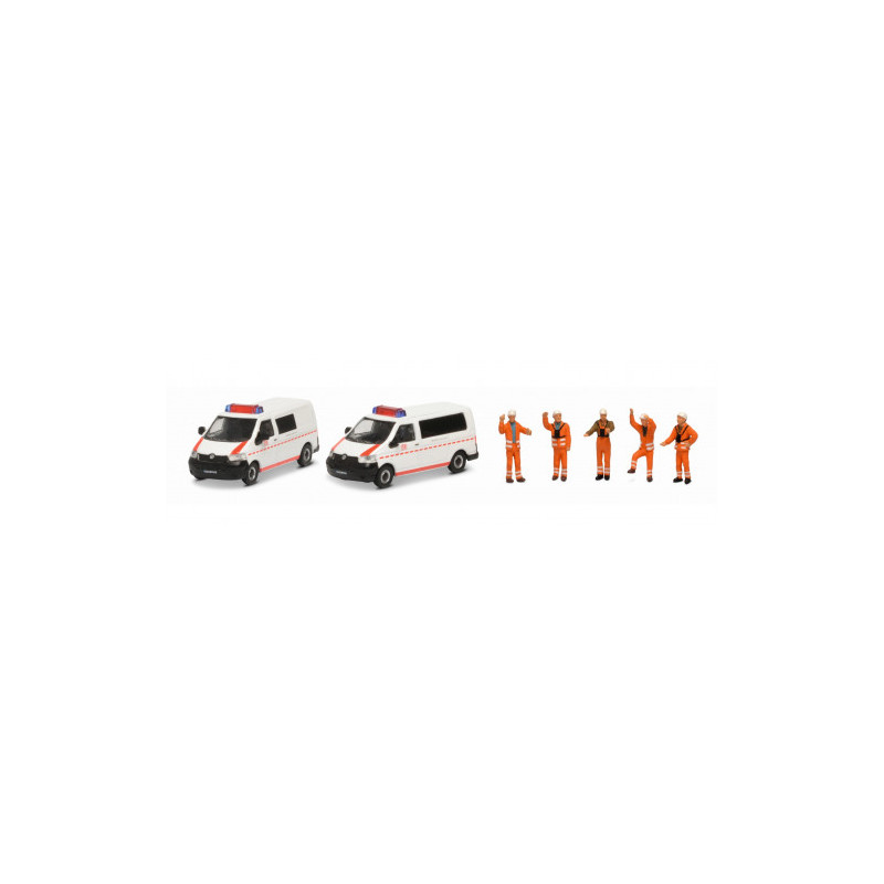 Schuco 452655500 MHI Set DB NOTFALL VW T5 1:87