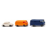 Wiking 090302 Ein Pkw und zwei Kastenwagen 1:160