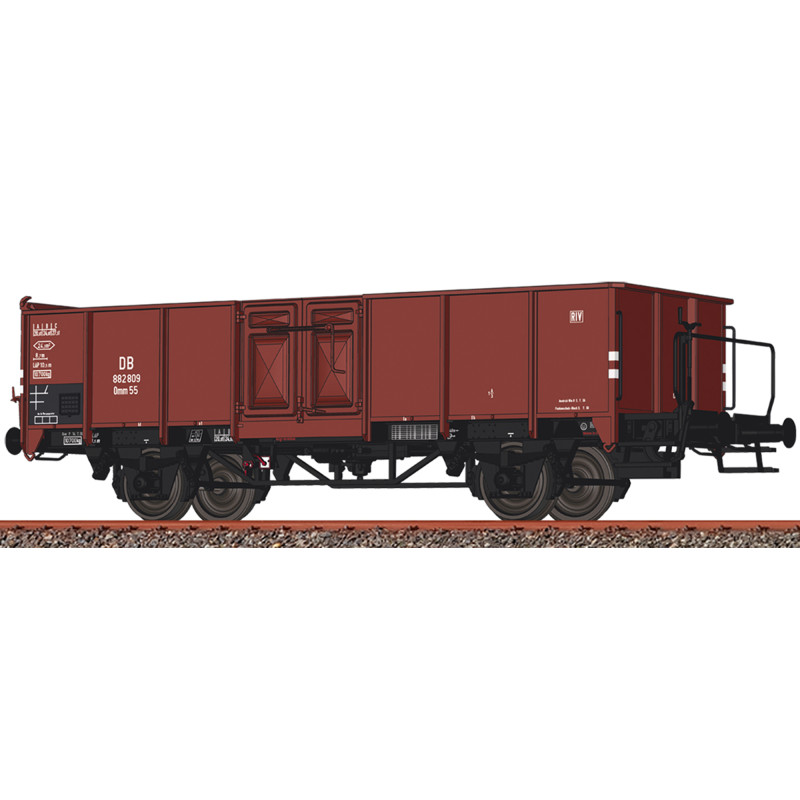 BRAWA 50058 Offener Güterwagen GÜW Omm55 der DB