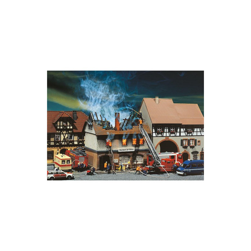 Faller 130429 Brandruine Gasthaus Zur Sonne