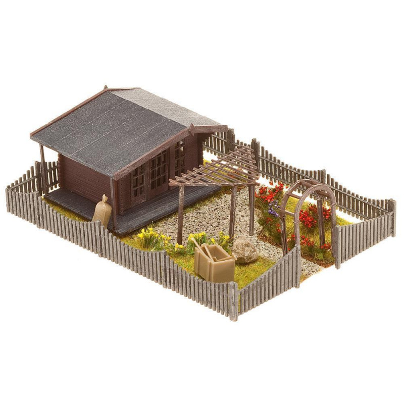 Faller 180491 Schrebergarten mit Gartenlaube