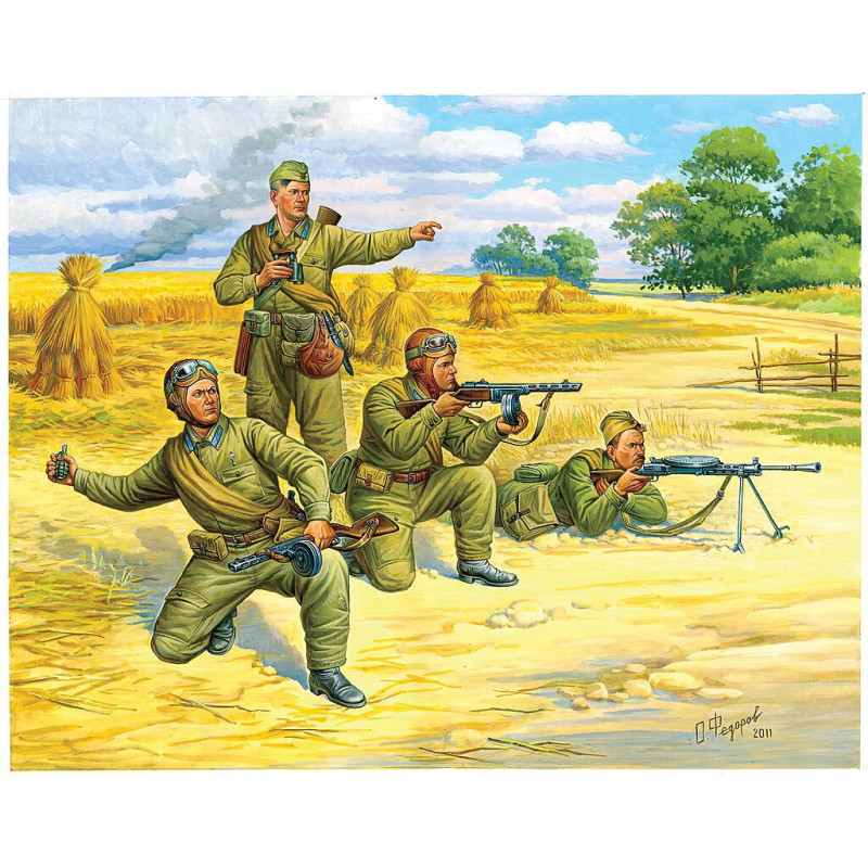 Zvezda 6138 WWII sowjetische Fallschirmjäger