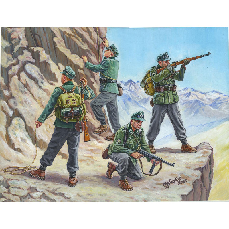 Zvezda 6154 WWII deutsche Gebirgsjäger