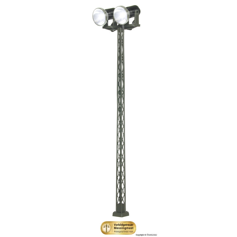 Viessmann 6332 Flutlichtstrahler doppelt, 2 LEDs weiß