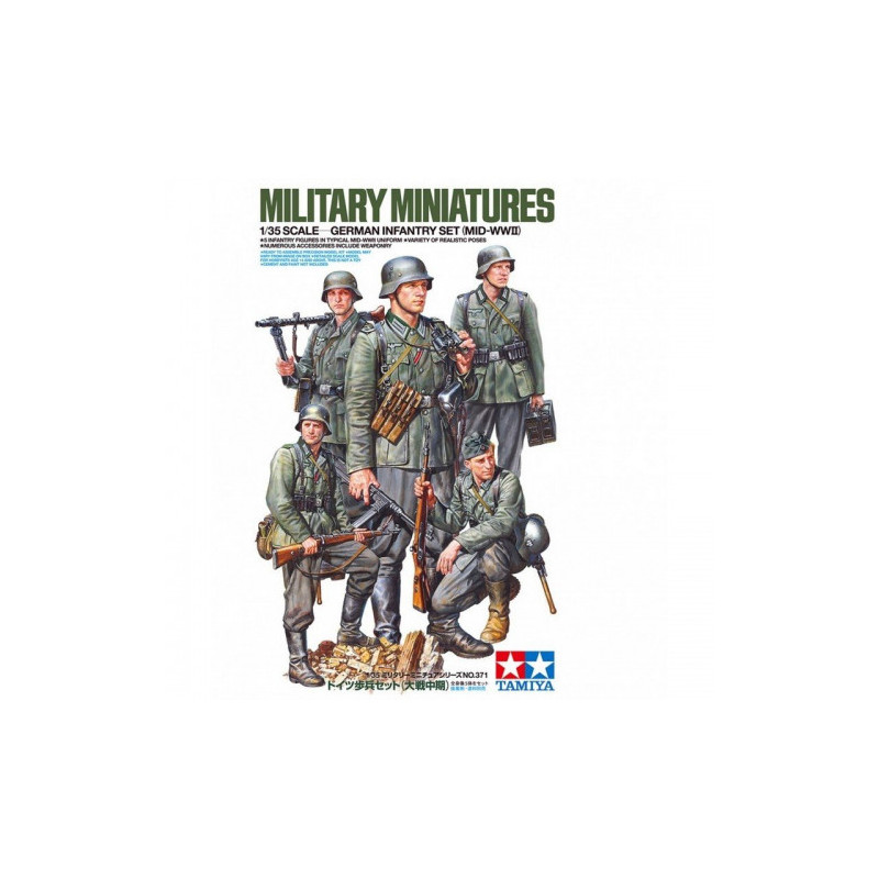 Tamiya 35371 German Infantry Set (Mid-WWII)
