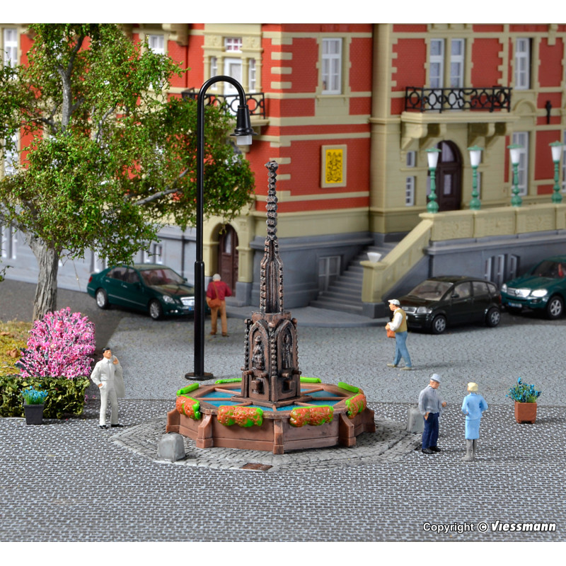 Kibri 38910 Rathaus Brunnen
